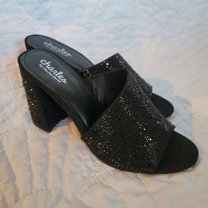 Charles by Charles David Reveal Beaded black heels Size 9  New With Box …